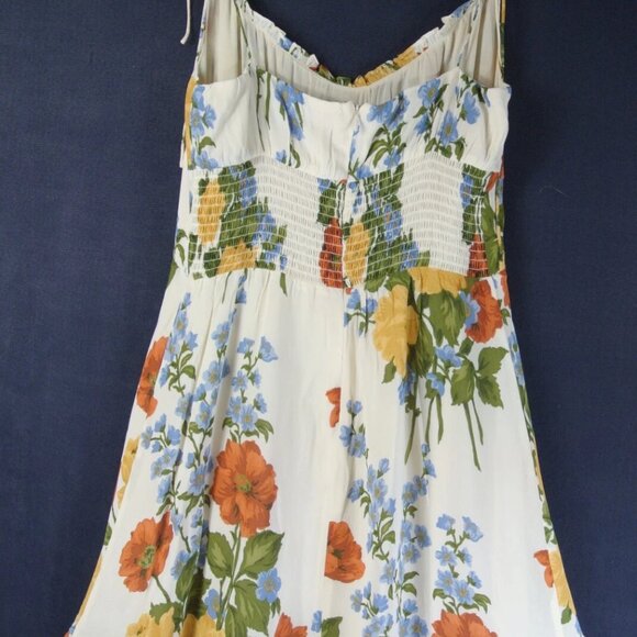 NEW Reformation Niara Floral Mini Dress in multi size 12 - Picture 6 of 10